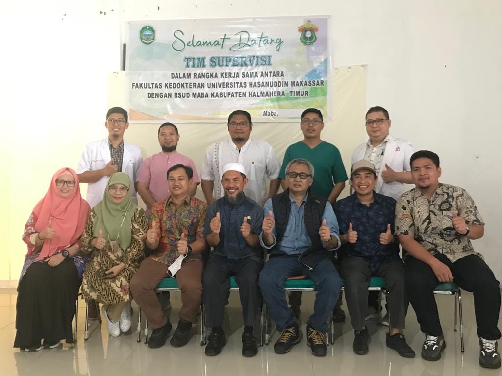 TIM Visitasi Supervisi Fakultas Kedokteran UNHAS Makassar di RSUD Maba Halmahera Timur